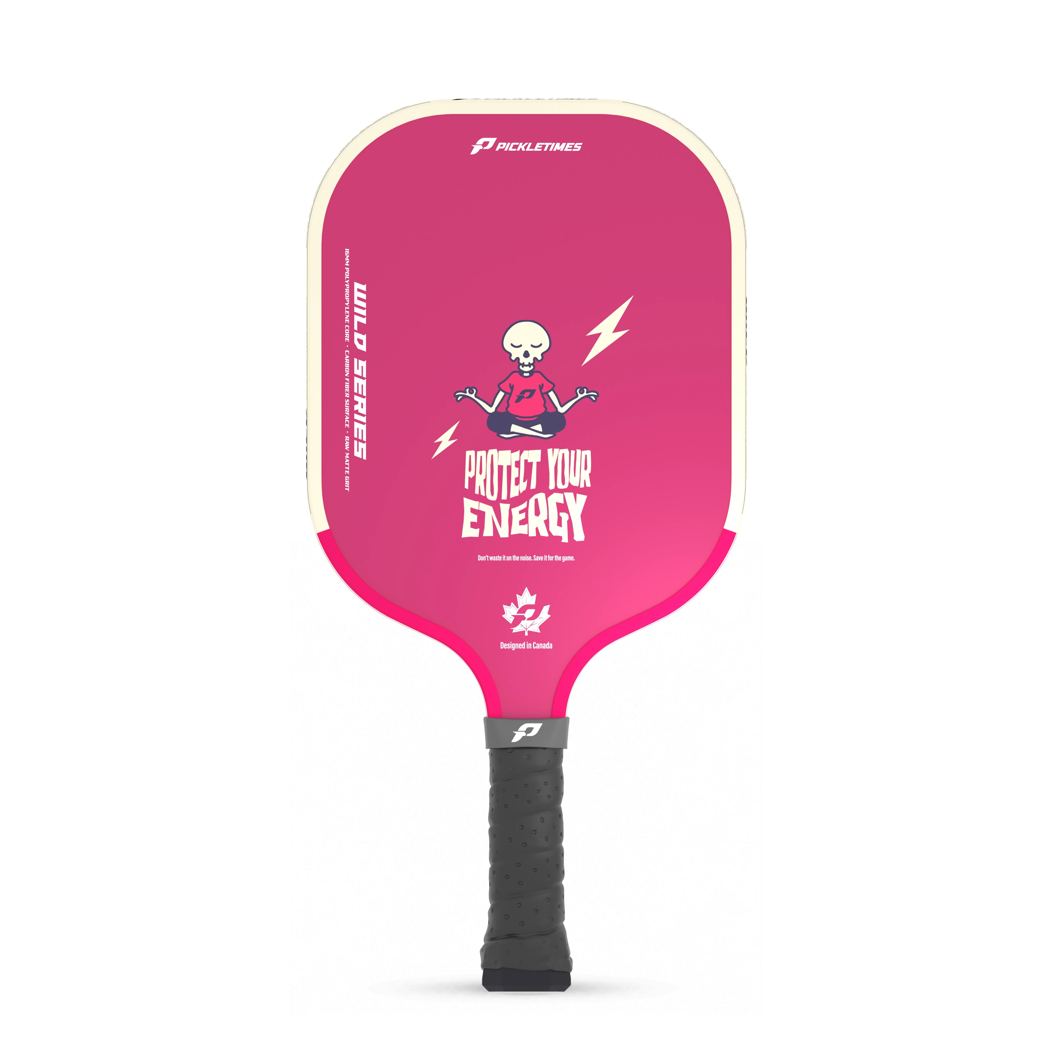 PickleTimes Protect Your Energy Wild Series Guard 16mm pickleball paddle, product view 2.