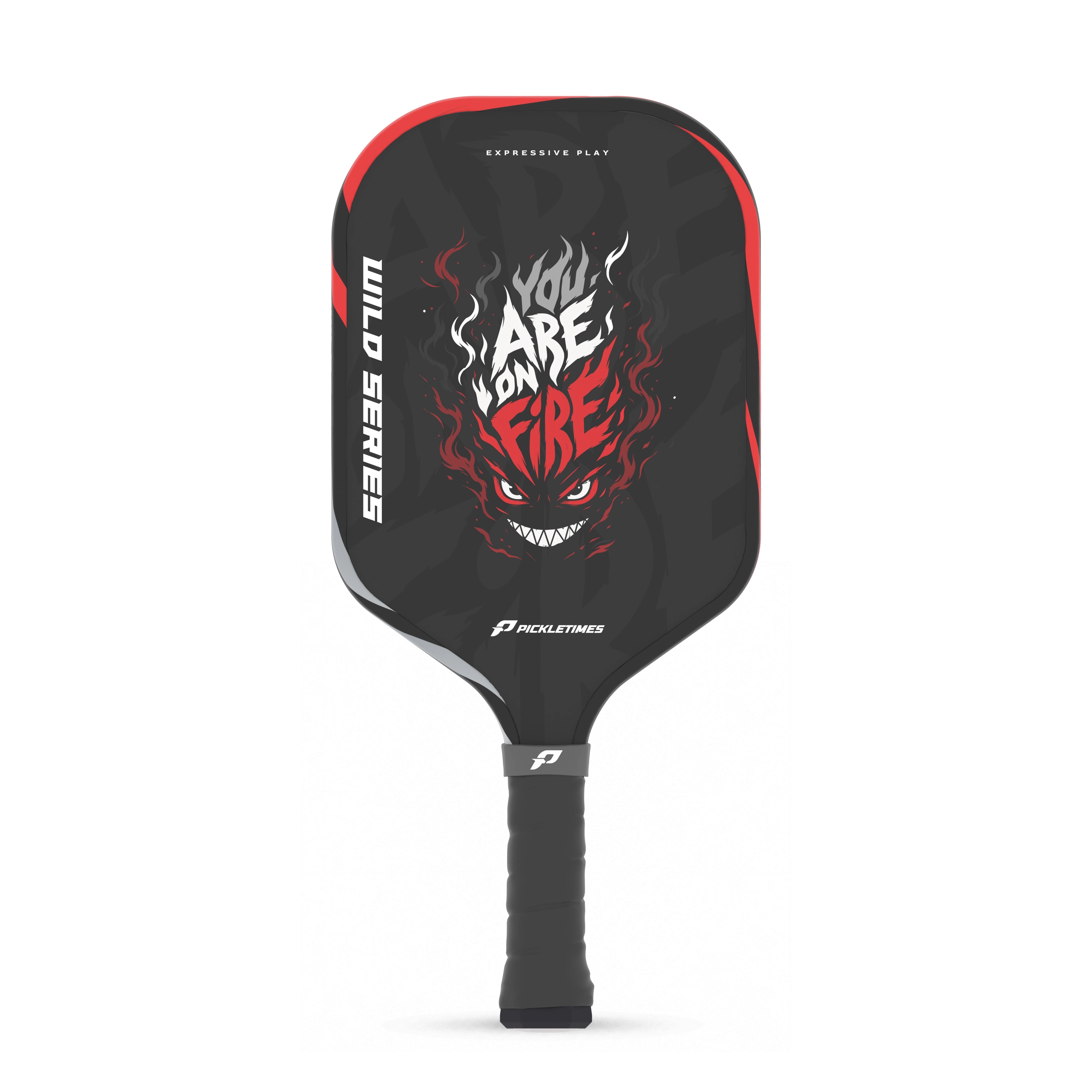 PickleTimes You Are On Fire Wild Series Strike 16mm pickleball paddle, product view 1.