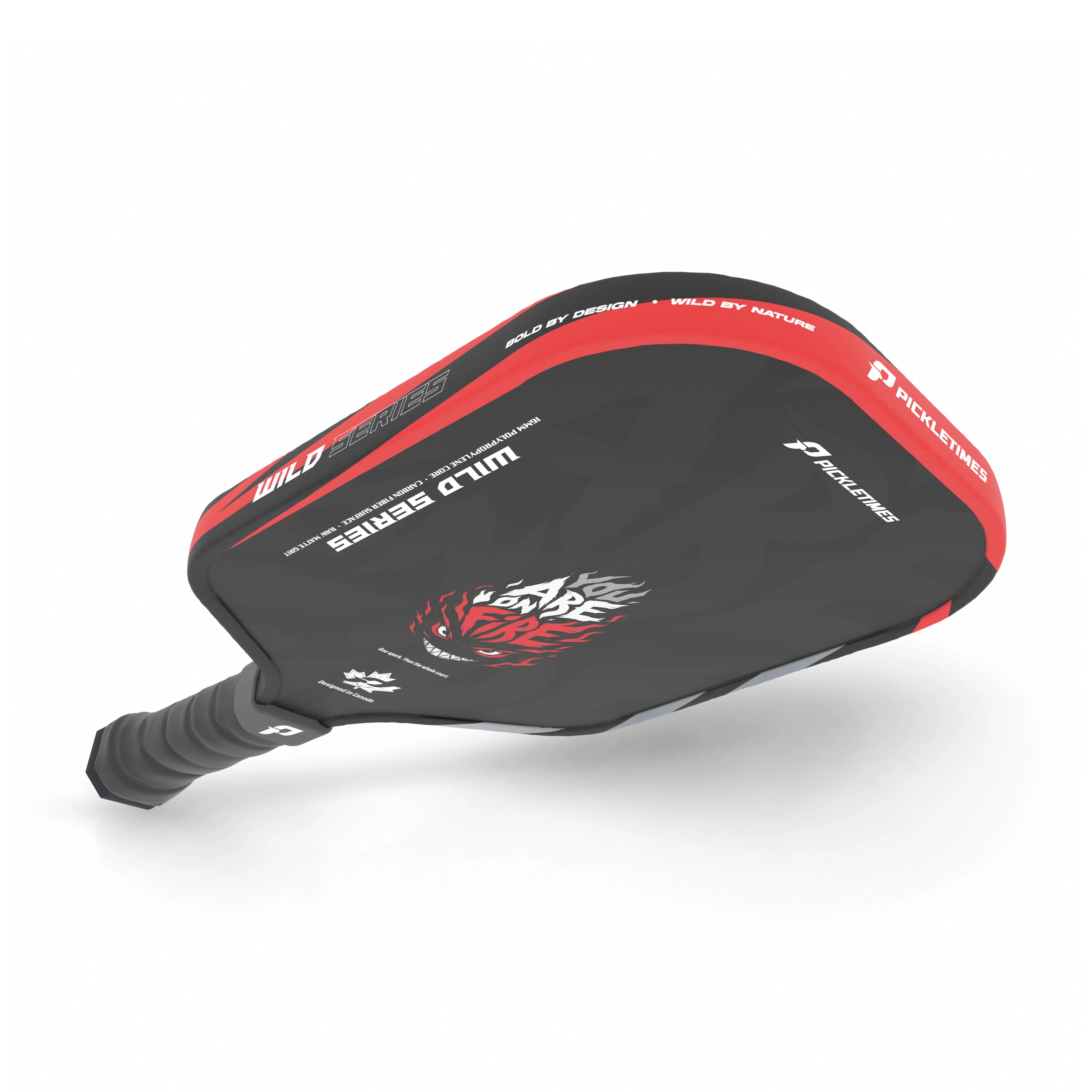 PickleTimes You Are On Fire Wild Series Strike 16mm pickleball paddle, product view 3.