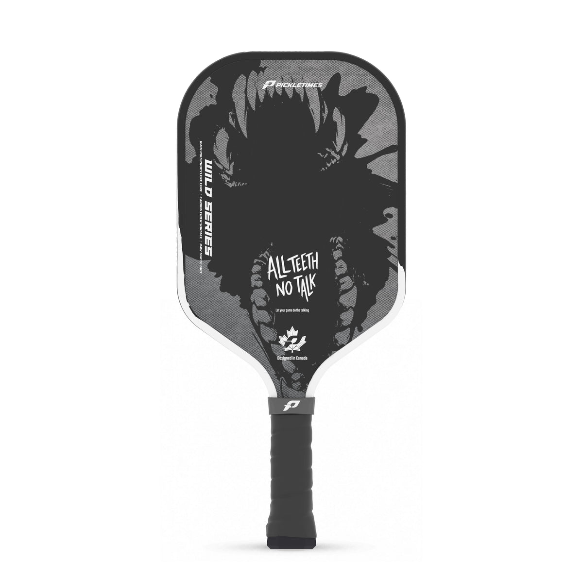 PickleTimes All Teeth No Talk Wild Series Strike 16mm pickleball paddle, product view 2.