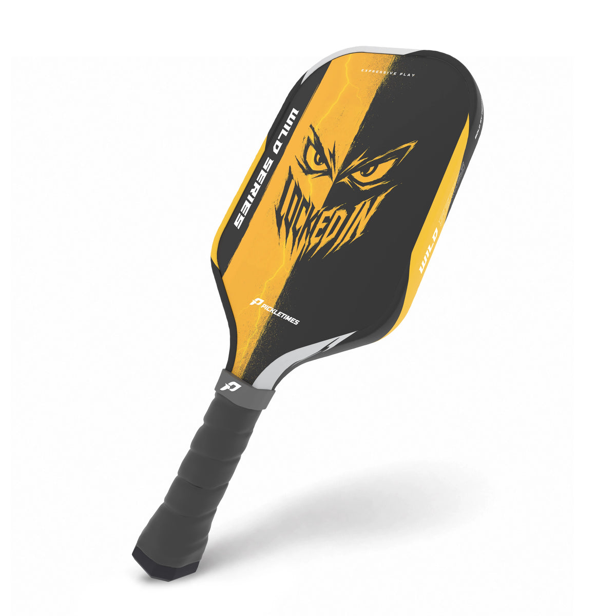 PickleTimes Locked In Wild Series Strike 16mm pickleball paddle, product view 4.