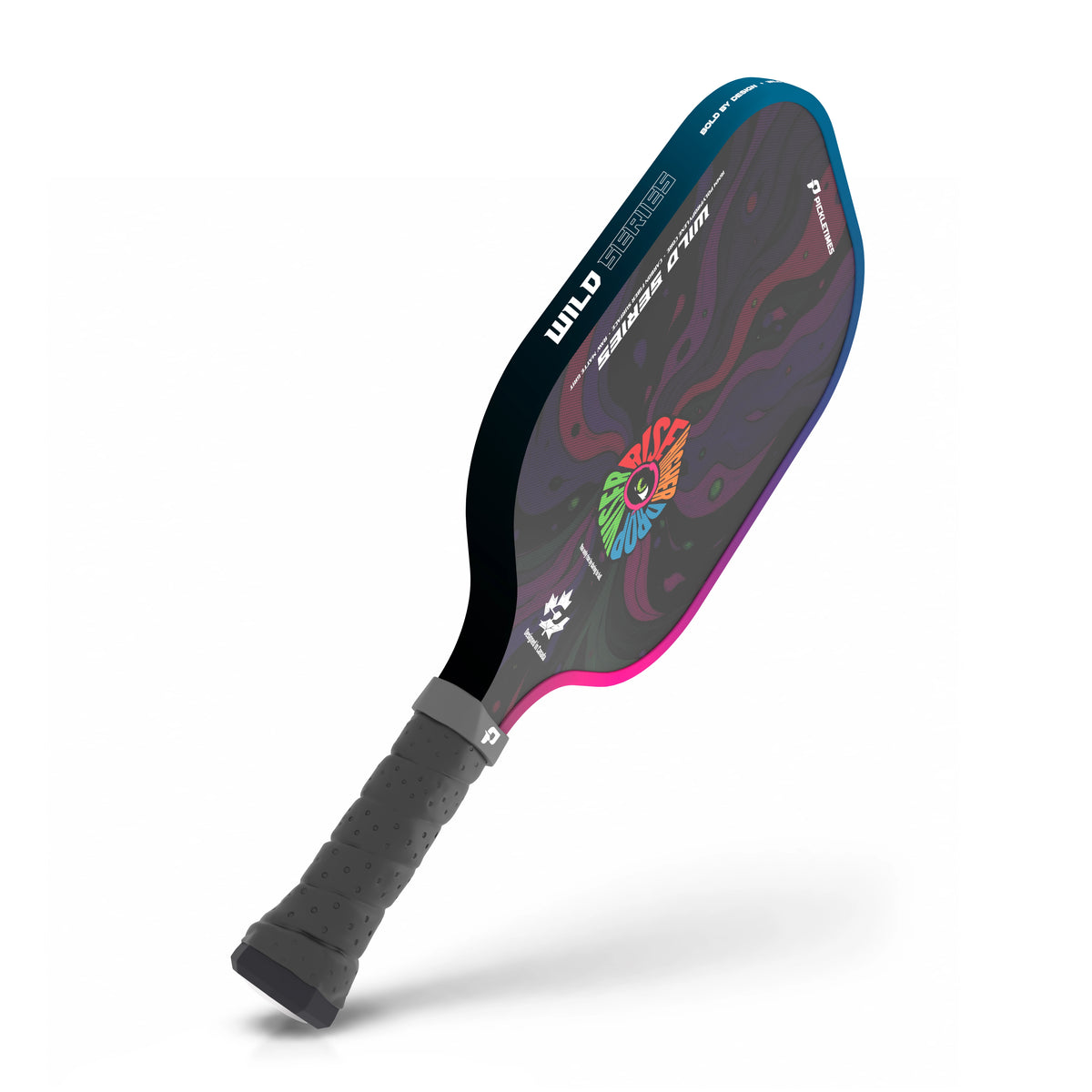 PickleTimes Rise Higher Drop Wiser Wild Series Guard 16mm pickleball paddle, product view 5.