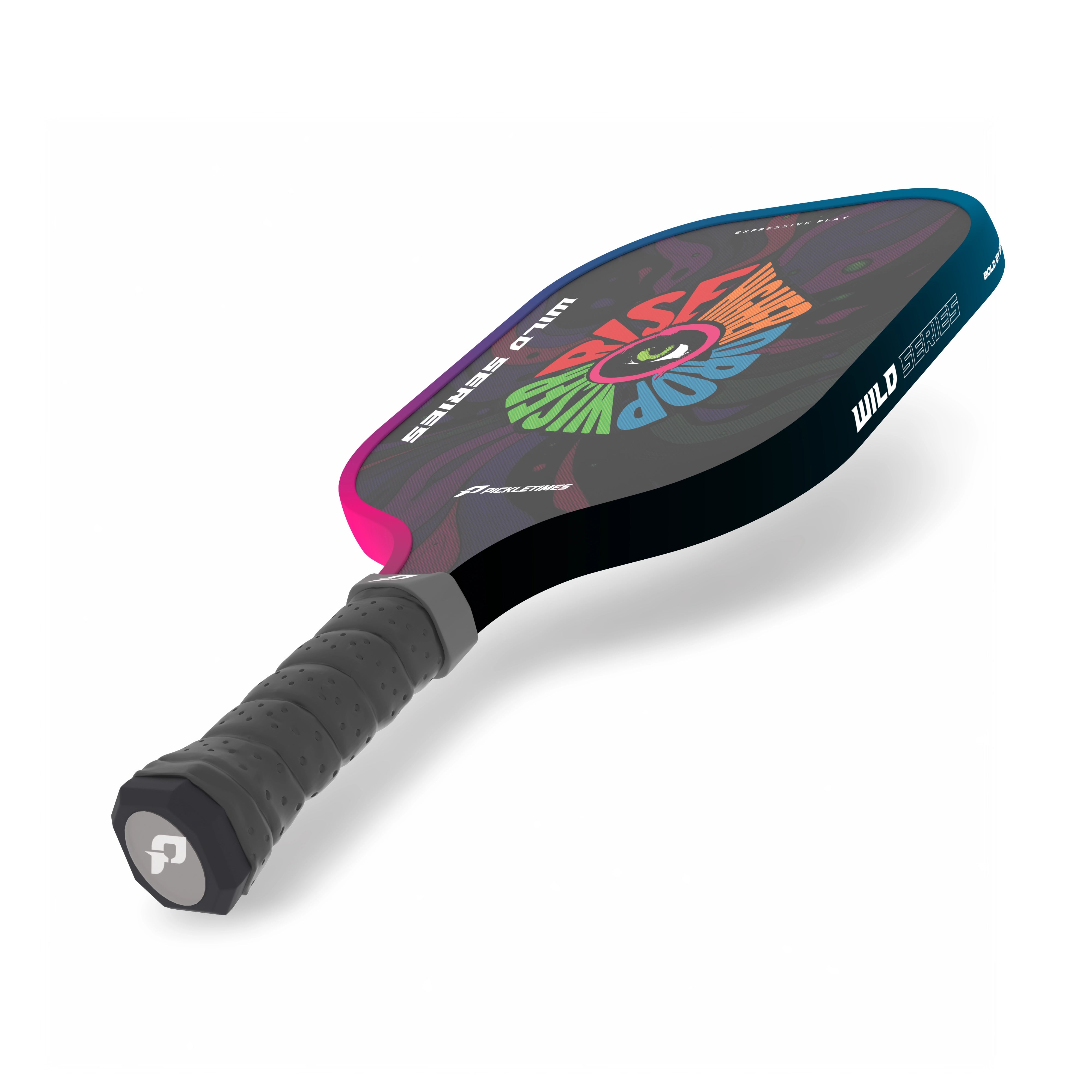 PickleTimes Rise Higher Drop Wiser Wild Series Guard 16mm pickleball paddle, product view 6.