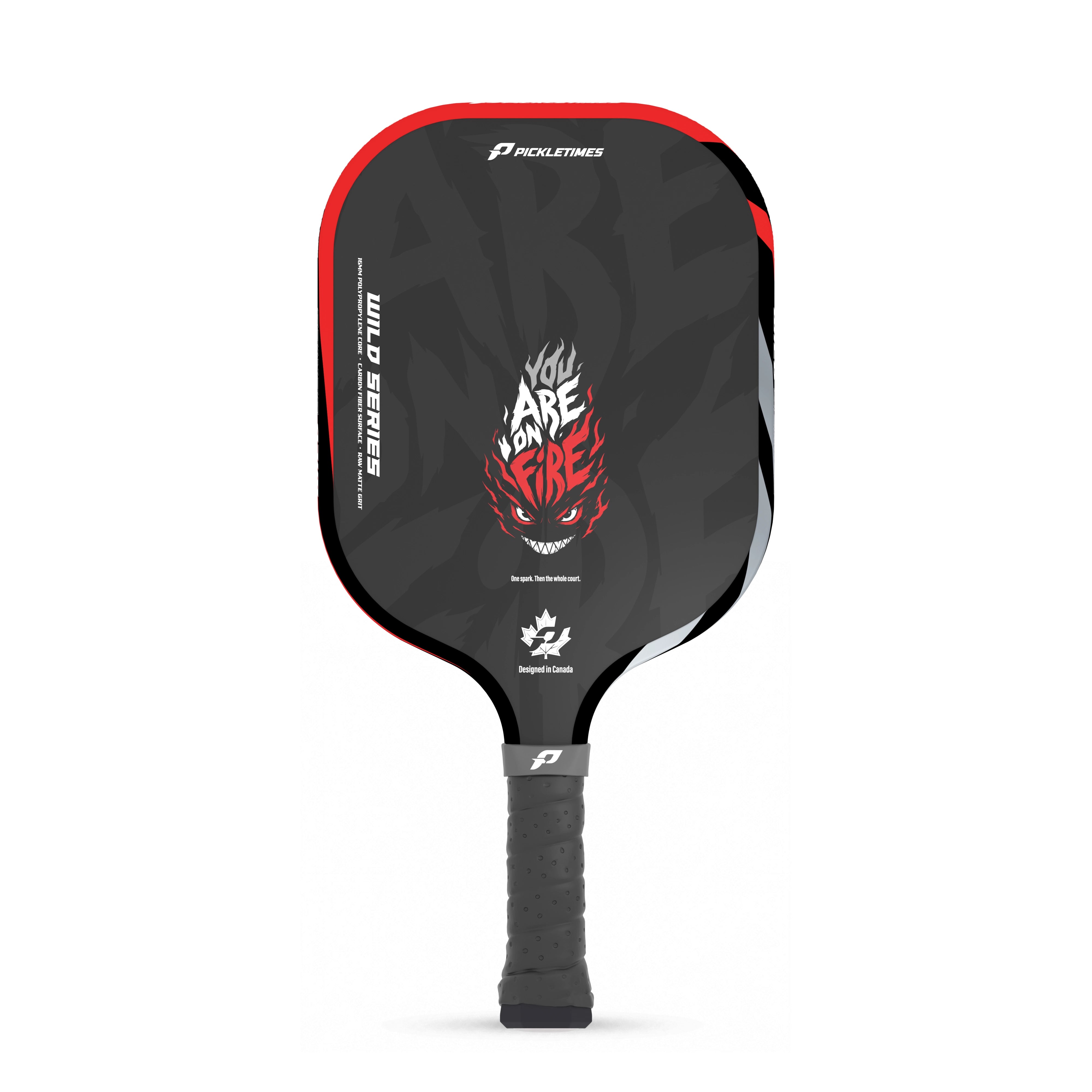 PickleTimes You Are On Fire Wild Series Guard 16mm pickleball paddle, product view 2.