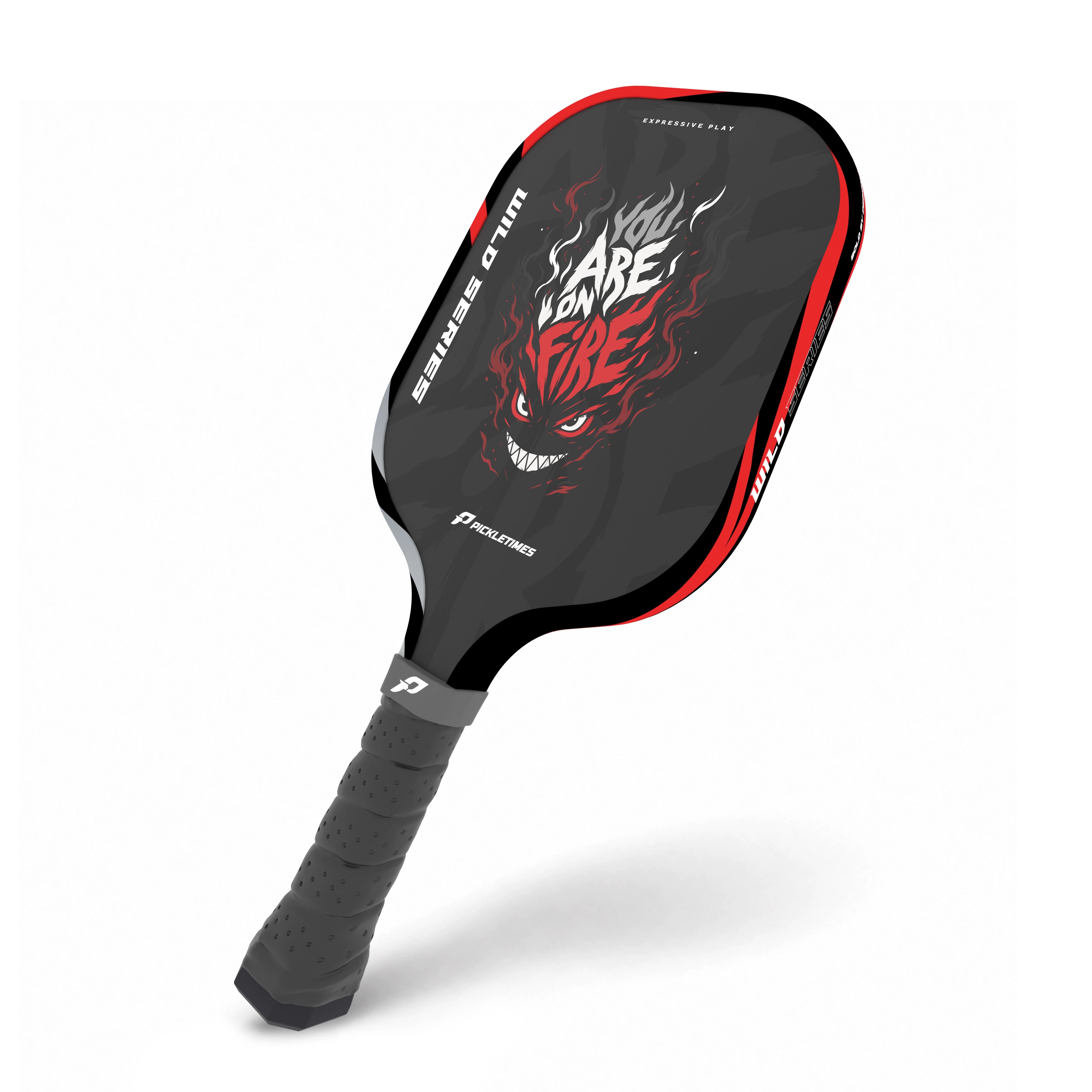 PickleTimes You Are On Fire Wild Series Guard 16mm pickleball paddle, product view 4.