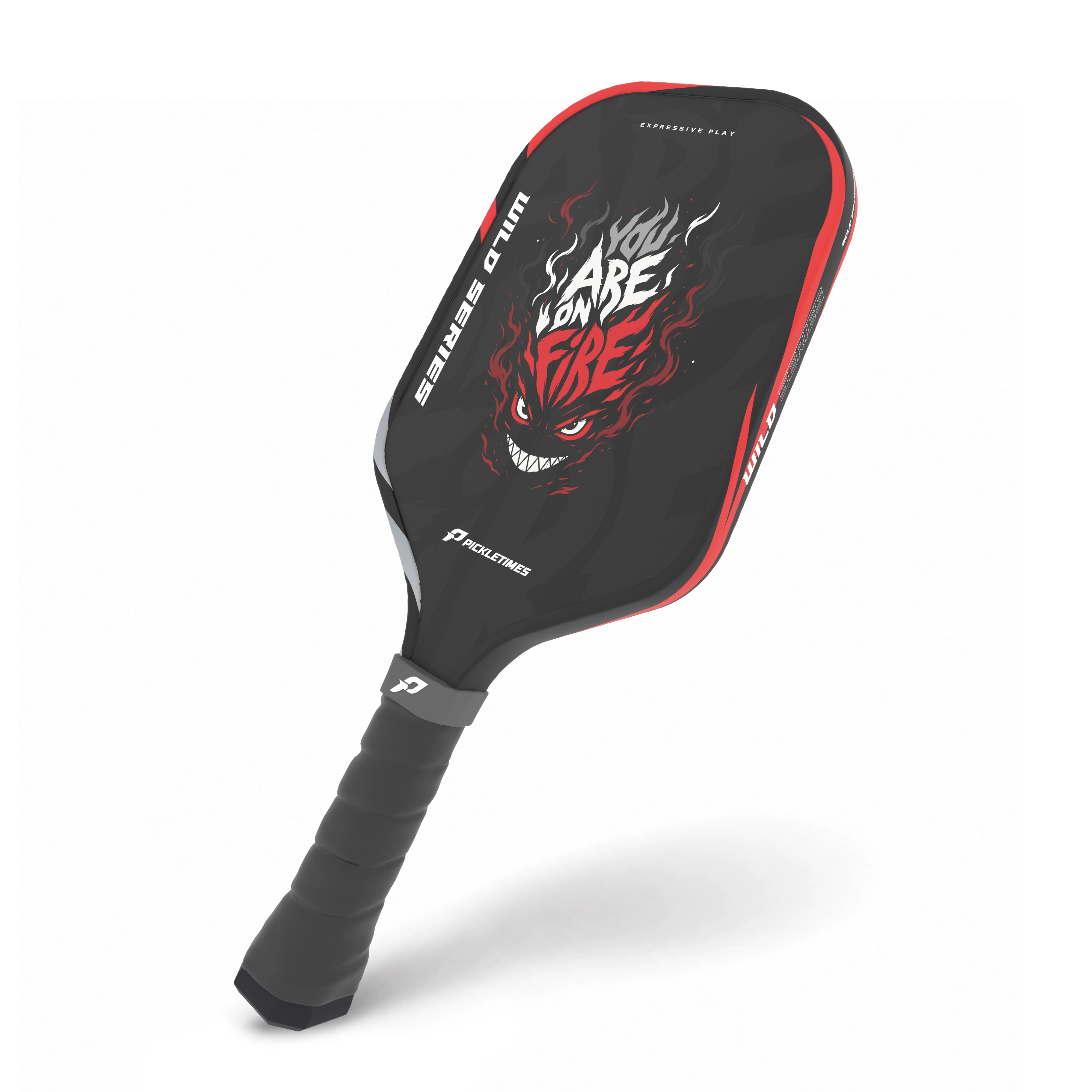 PickleTimes You Are On Fire Wild Series Strike 16mm pickleball paddle, product view 4.