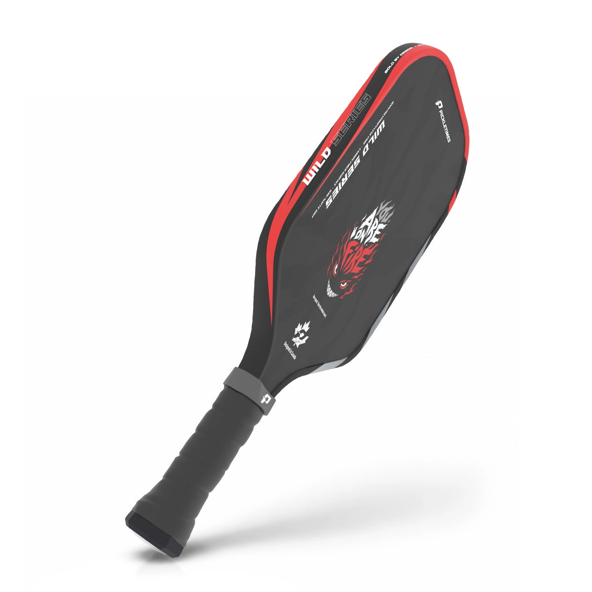 PickleTimes You Are On Fire Wild Series Strike 16mm pickleball paddle, product view 5.